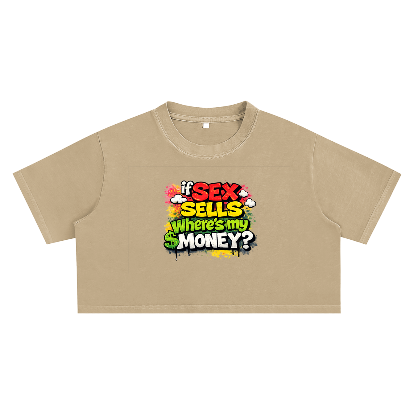 Sex Sells Crop Top