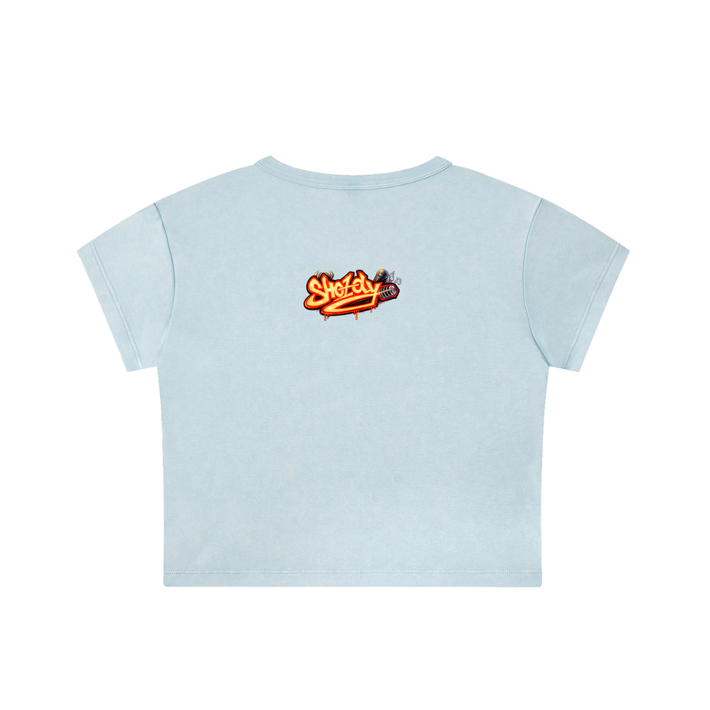 Snow Washed Crop Top