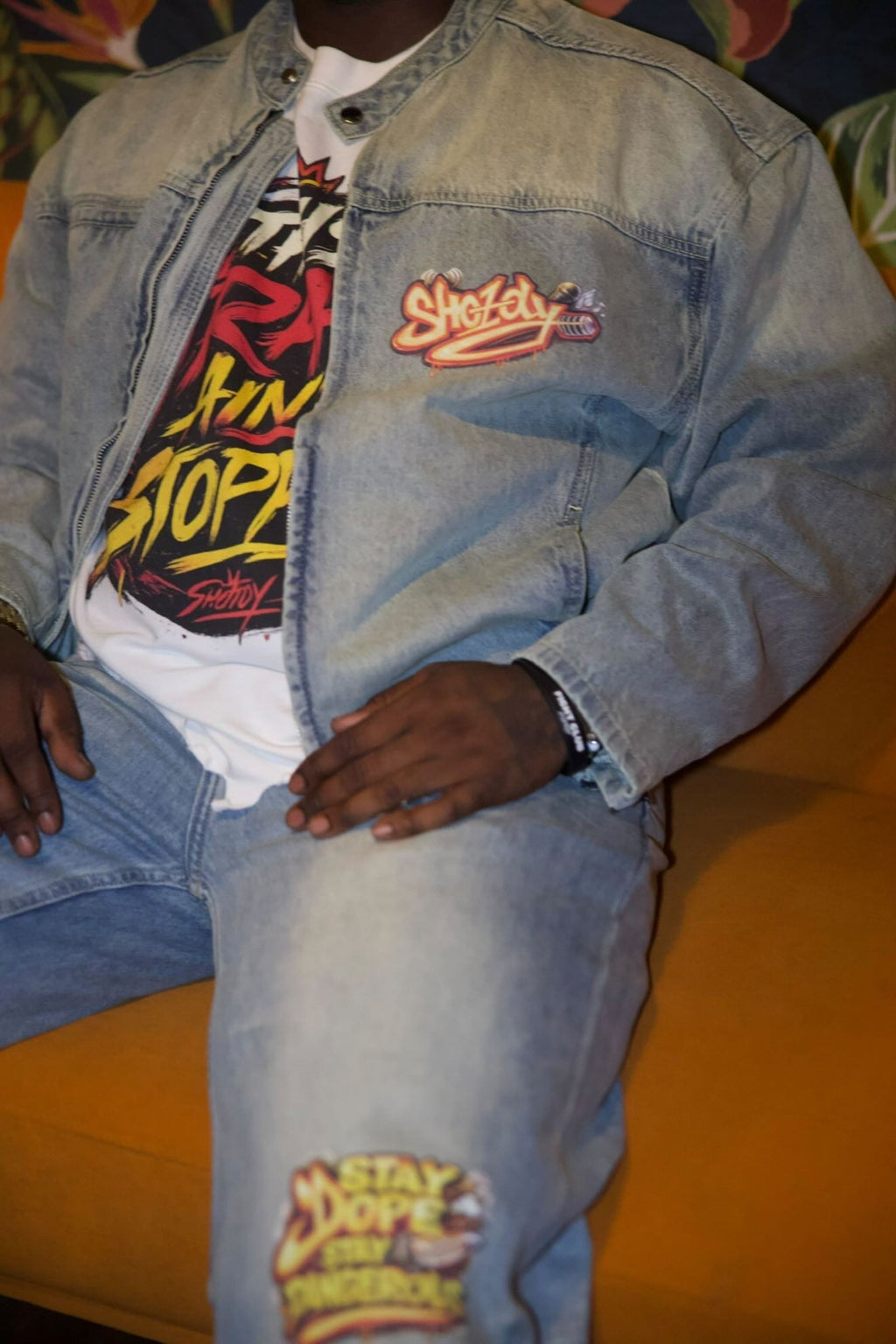 Shotdy Fade Raw Denim Jeans