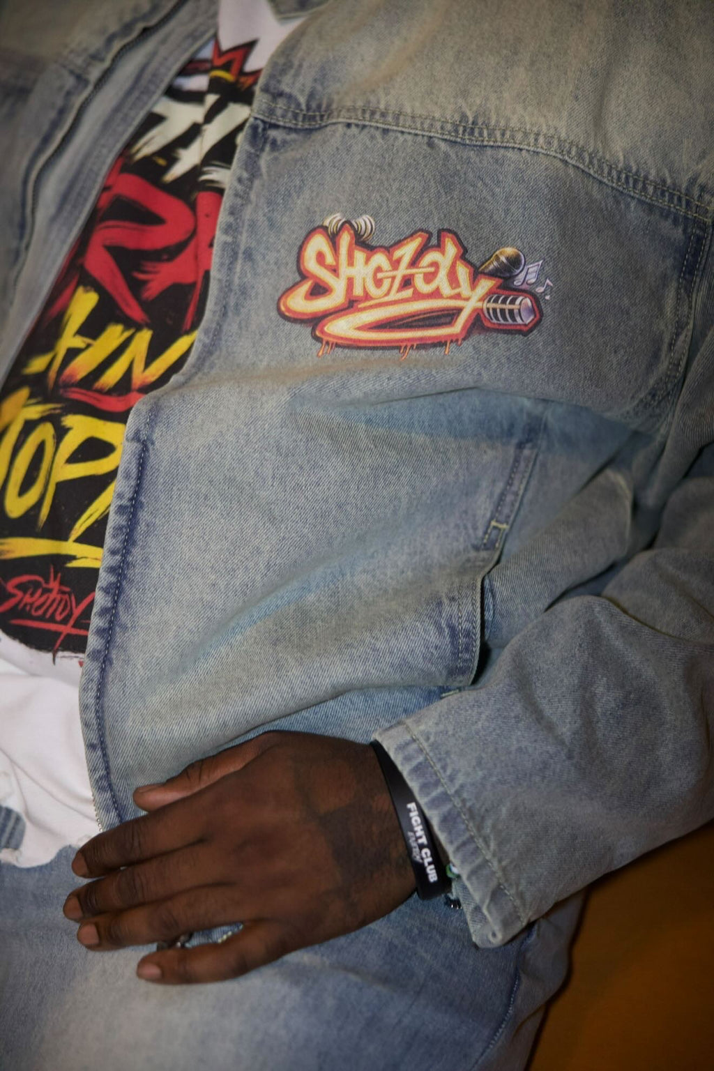 Shotdy Fade Raw Hem Denim Jeans